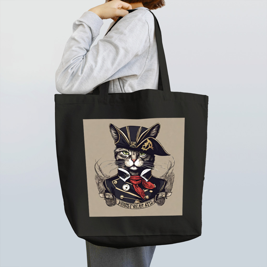 Jj-O_O-Jjの猫海賊団シリーズ★Duke船長 Tote Bag
