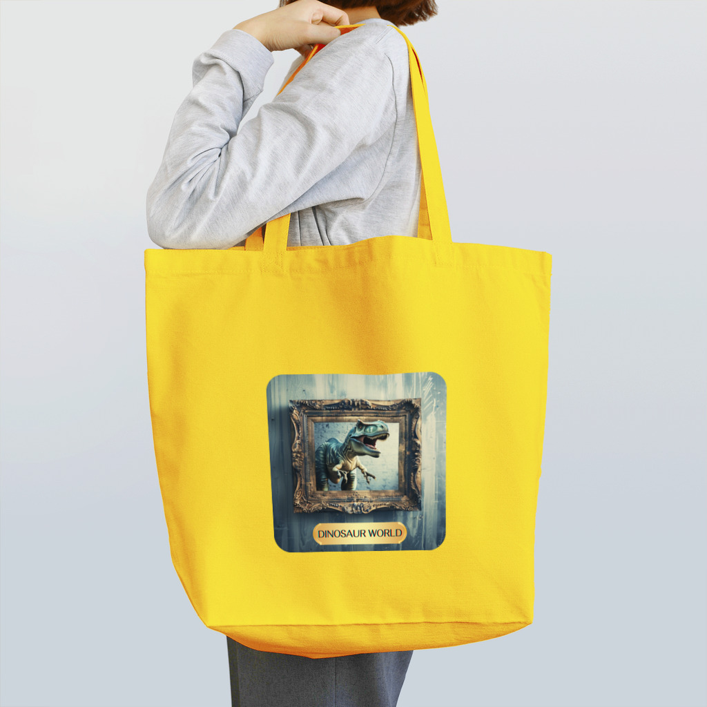 MistyStarkの飛び出す恐竜　－　dinosaur that pops out　－ Tote Bag