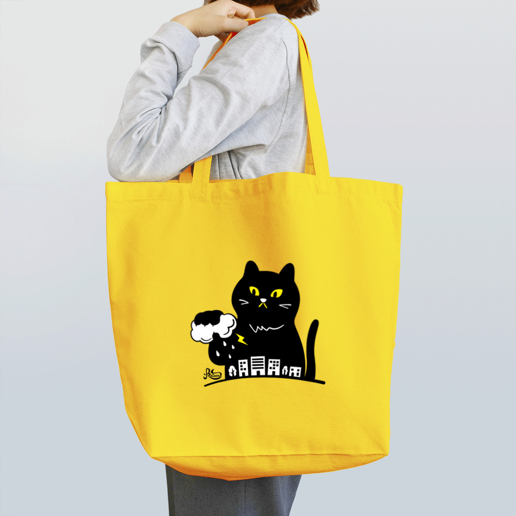 kocoon（コクーン）の嵐を招く黒猫 Tote Bag