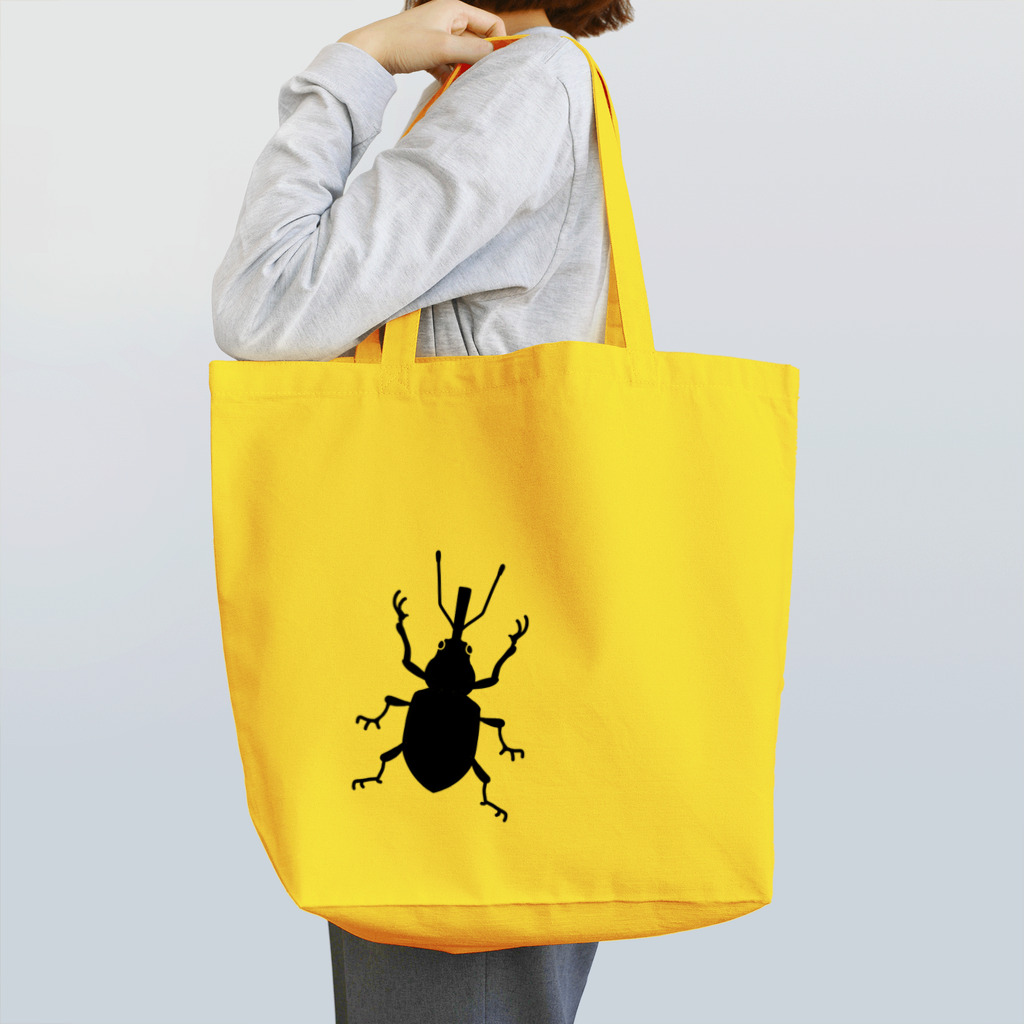 Alba spinaの象虫シルエット Tote Bag