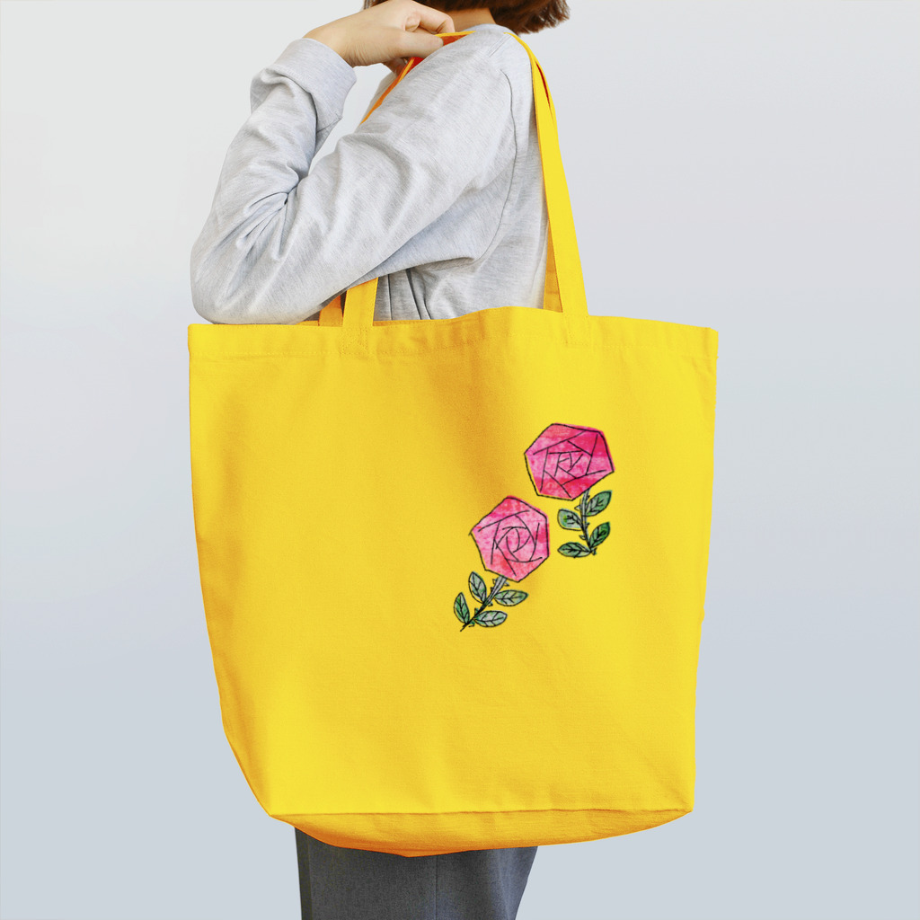 atelier mid＊shopのバラが咲いた Tote Bag