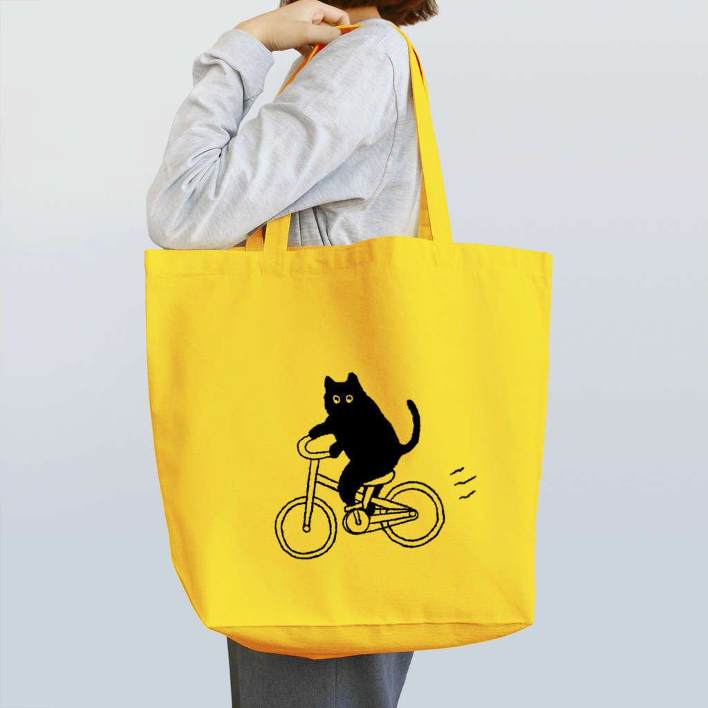 k_oの自転車に乗ったねこ Cycling cat Tote Bag
