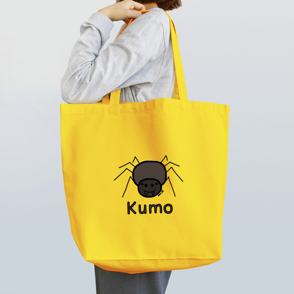 MrKShirtsのKumo (クモ) 色デザイン トートバッグ