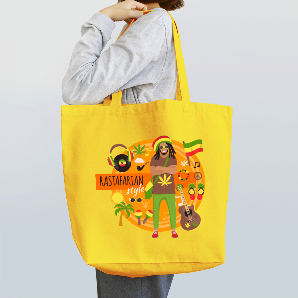 420 MUSIC FACTORYのラスタスタイル（レゲエな兄ちゃん） Tote Bag