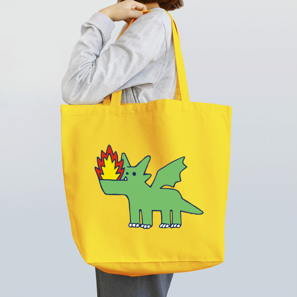 晴天窟のやる気がない時に描いたドラゴン Tote Bag
