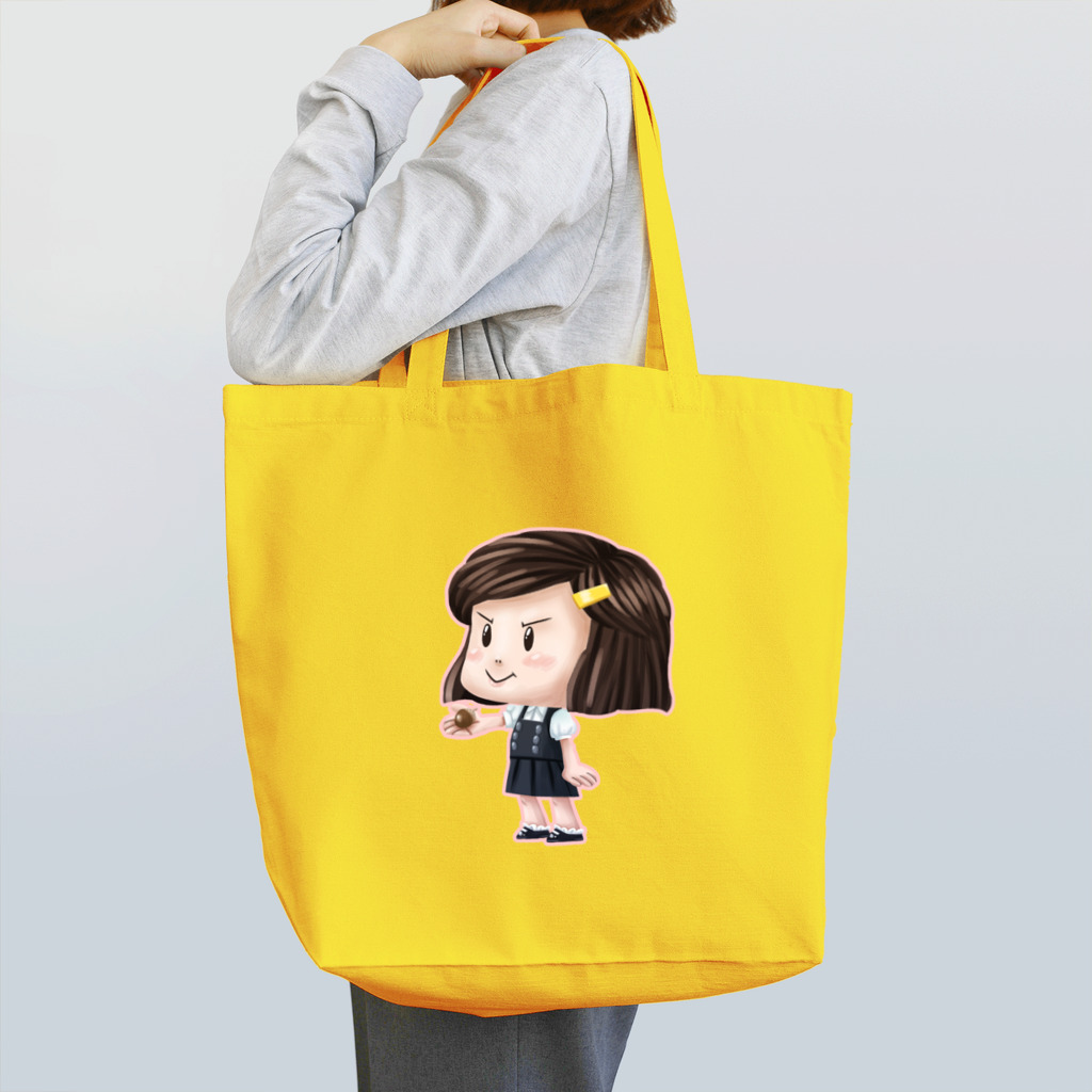 堀越ヨッシーのお店（SUZURI支店）のマイリトルどんぐり姫 Tote Bag