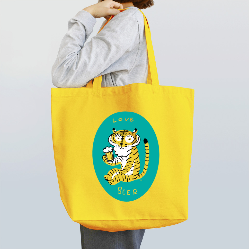 segasworksのビール好きトラちゃん（グラスがおすすめシリーズ） Tote Bag