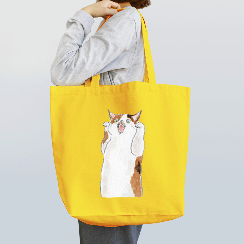 トコロコムギのあくびが出るにゃ〜〜〜 Tote Bag