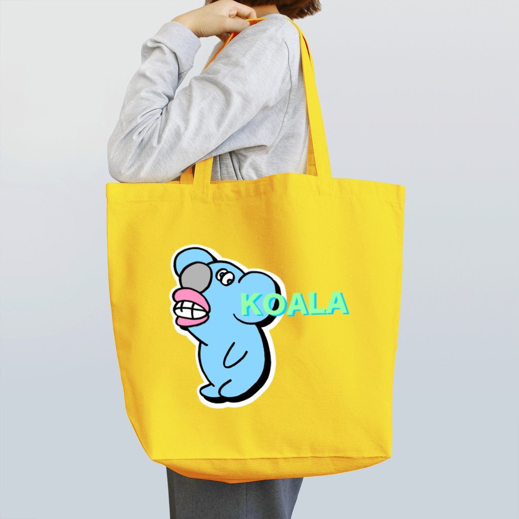 Rabbithumanaspetsの笑顔が固いコアラ Tote Bag