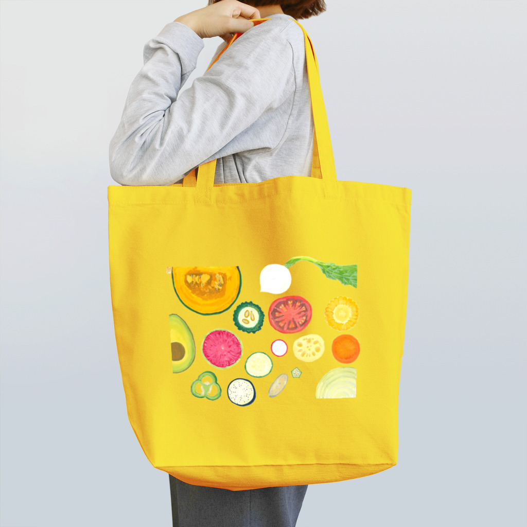 たかねざわ　かおりの野菜の断面 Tote Bag