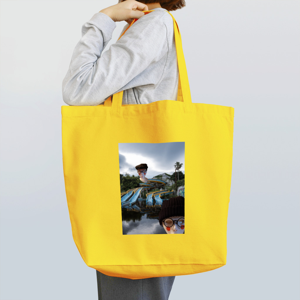 TanTan店ののりのりこけ苔　廃墟マニアの君、.私。 Tote Bag