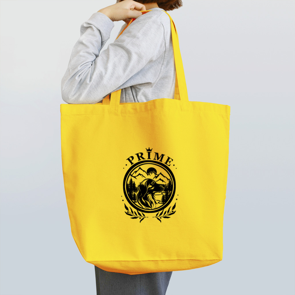 -BRIGHTS-の犬とおでかけ　ブラックロゴ【 PRIME 】 Tote Bag