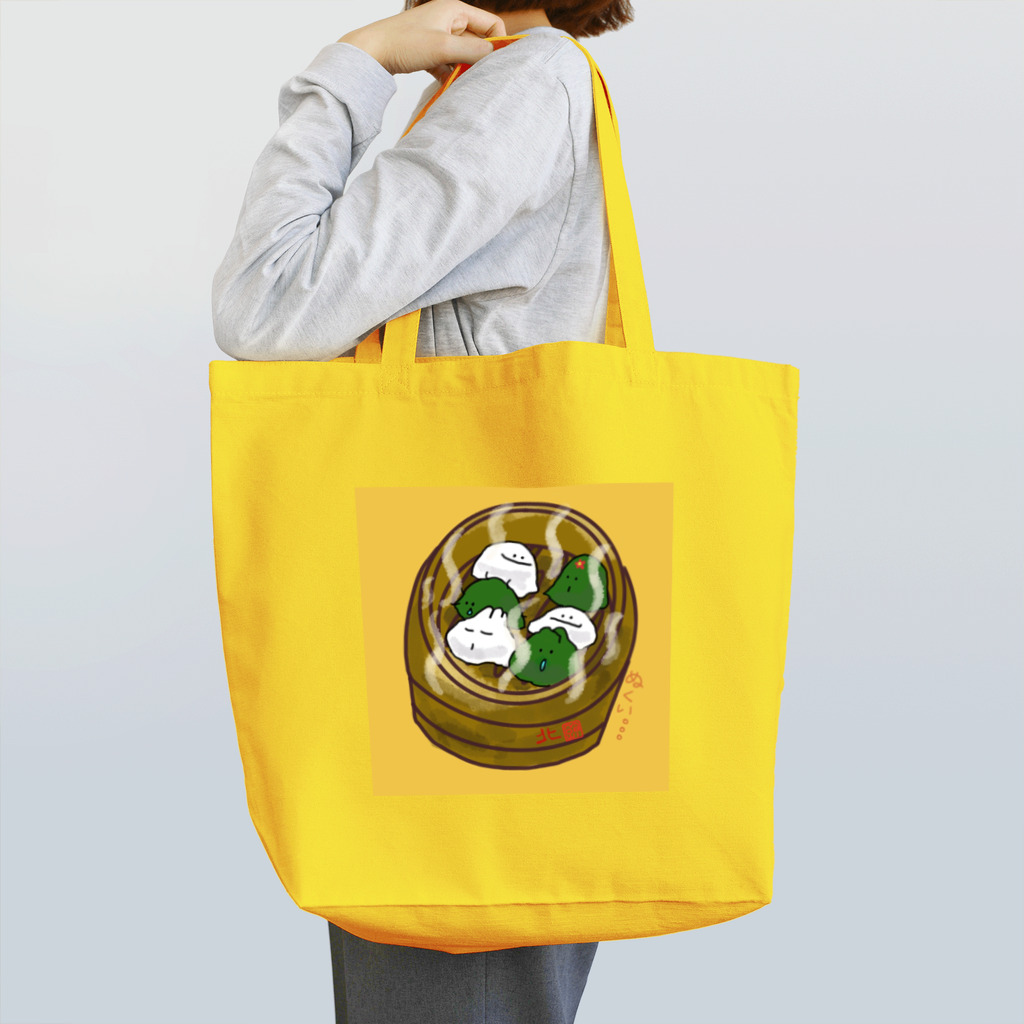 marimowのにくまんまりも ほかほかManju（四角） Tote Bag