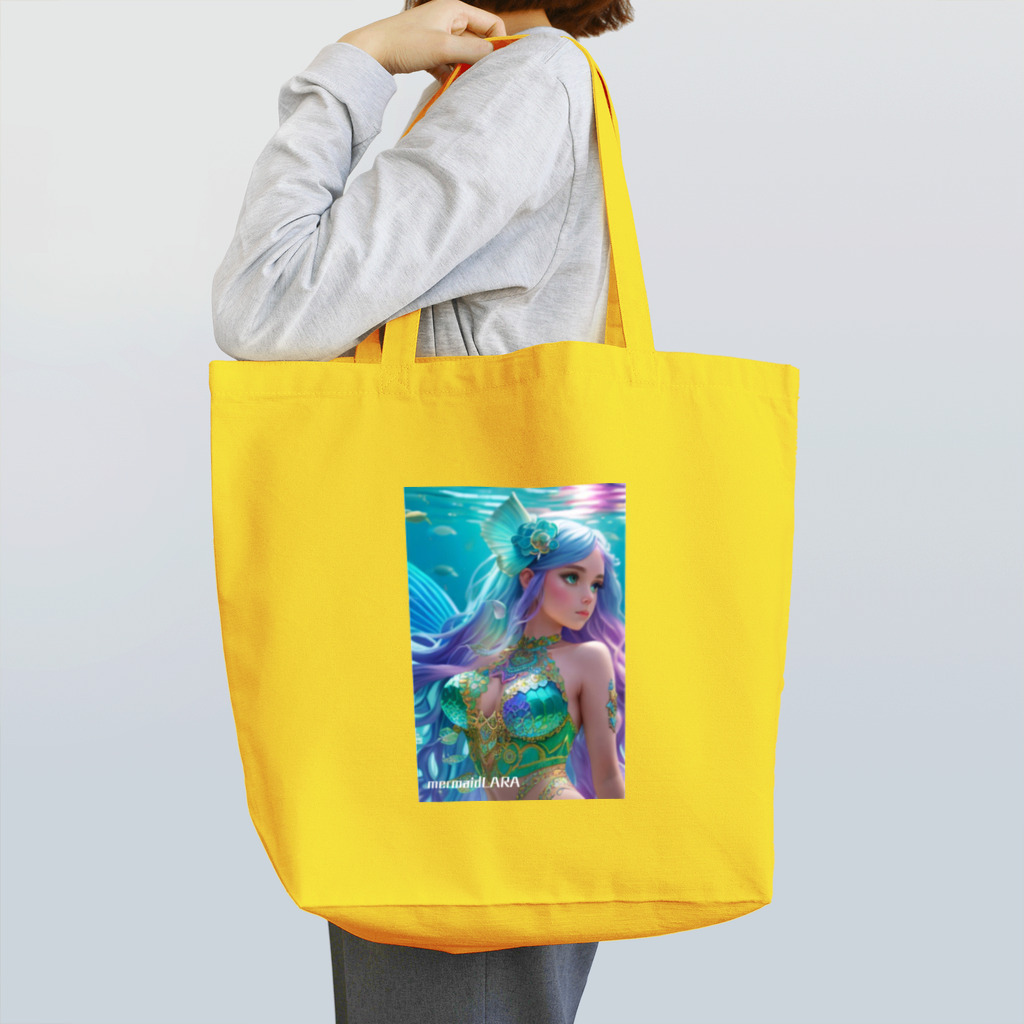 💖宇宙整体♪🌈♪こころからだチャンネル♪💖の mermaid  LARA Tote Bag