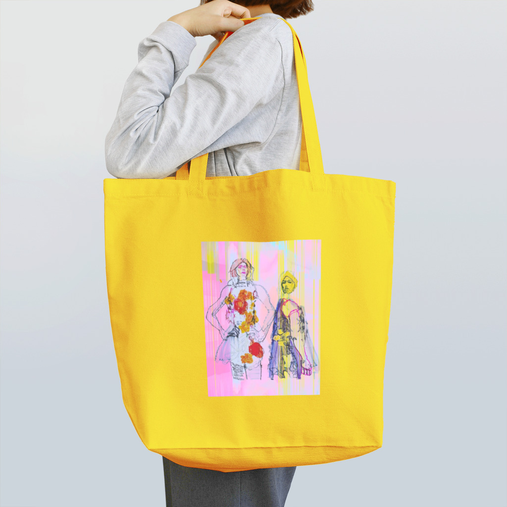 CAUCのflower girls (fancy ver.) Tote Bag