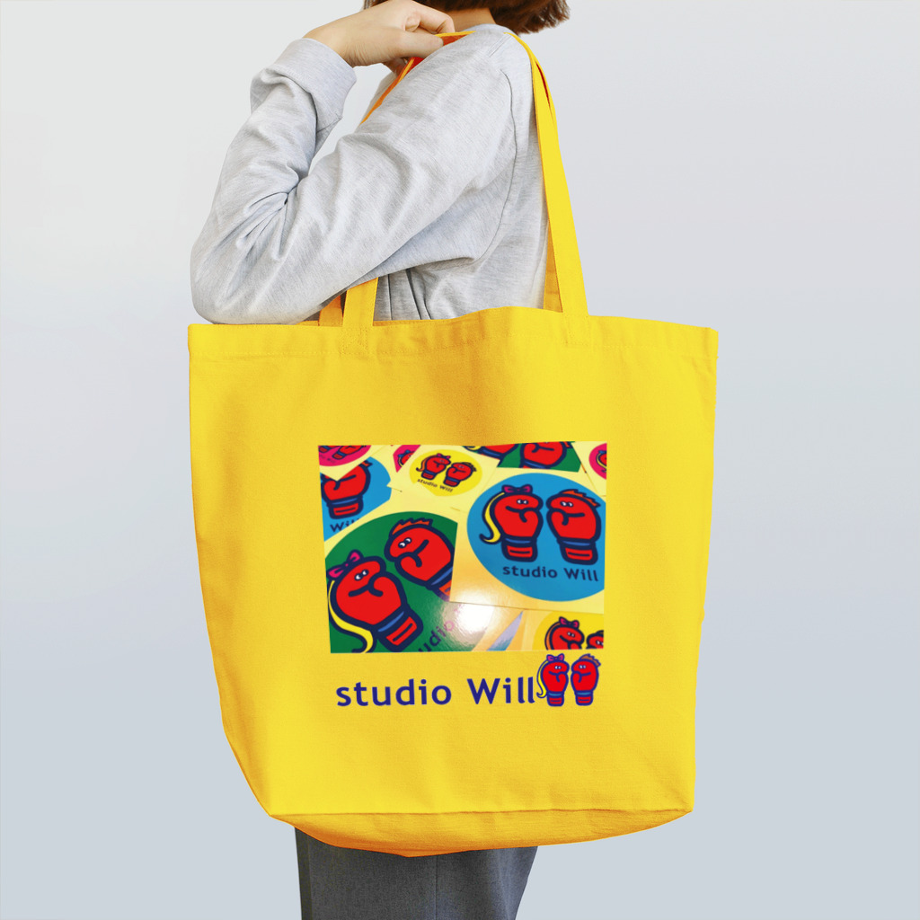 総合格闘技・フィットネス studio Willのstudio Will×INGRID カラフルトートバックA Tote Bag