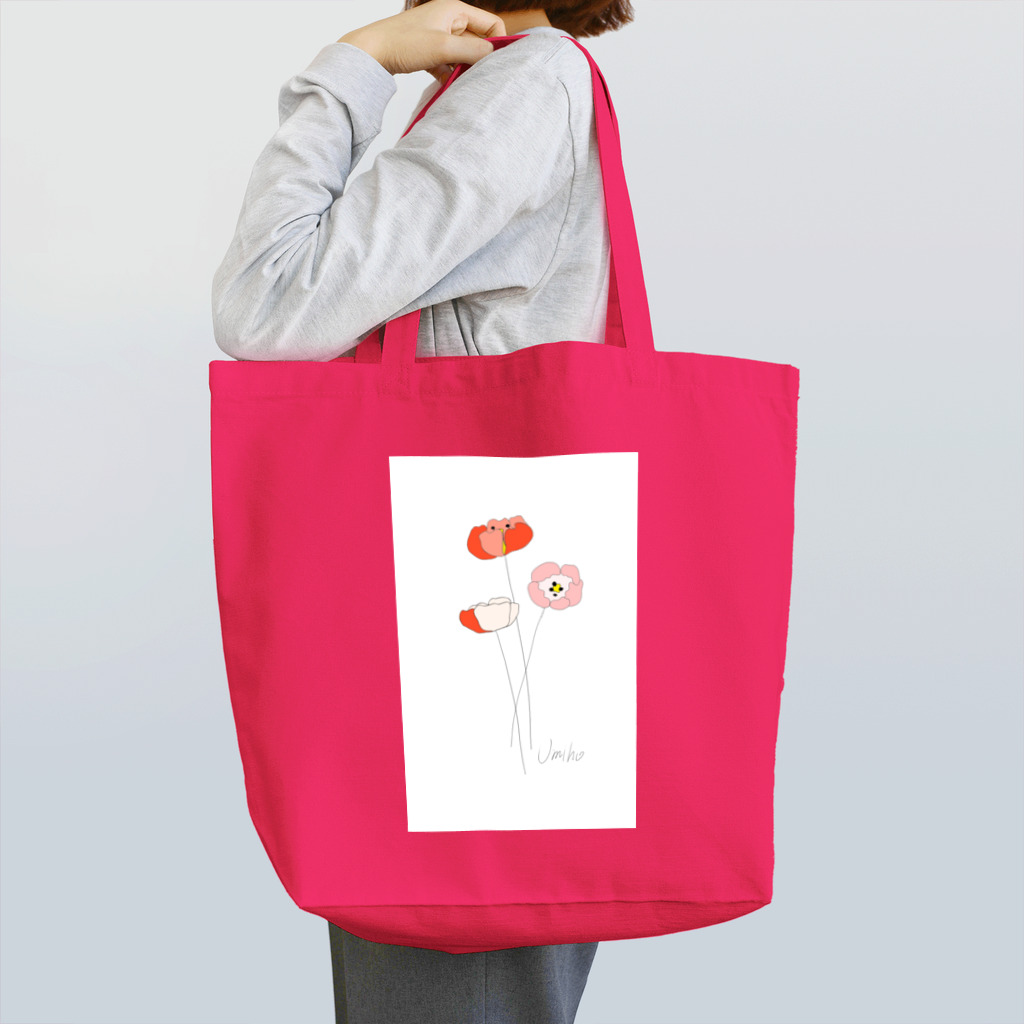 amamoのpoppy トートバッグ