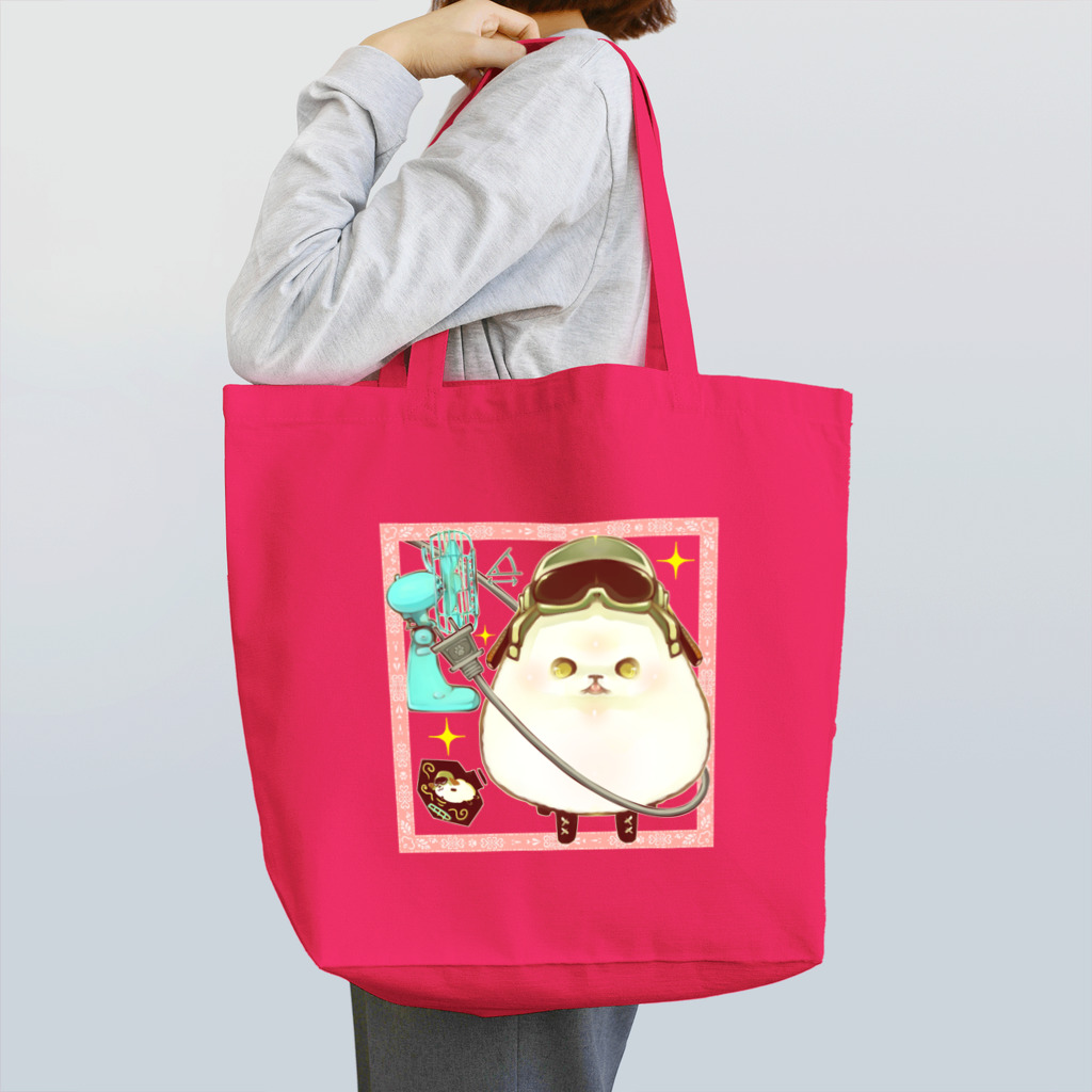 トロ箱戦隊本部の空を翔る！ Tote Bag