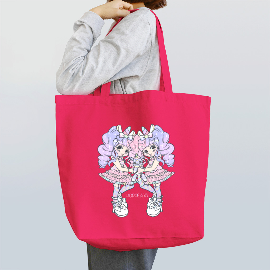 ほっぺ☆屋 Ｐｕｋｕの一角‎⑅⃝Girls Tote Bag