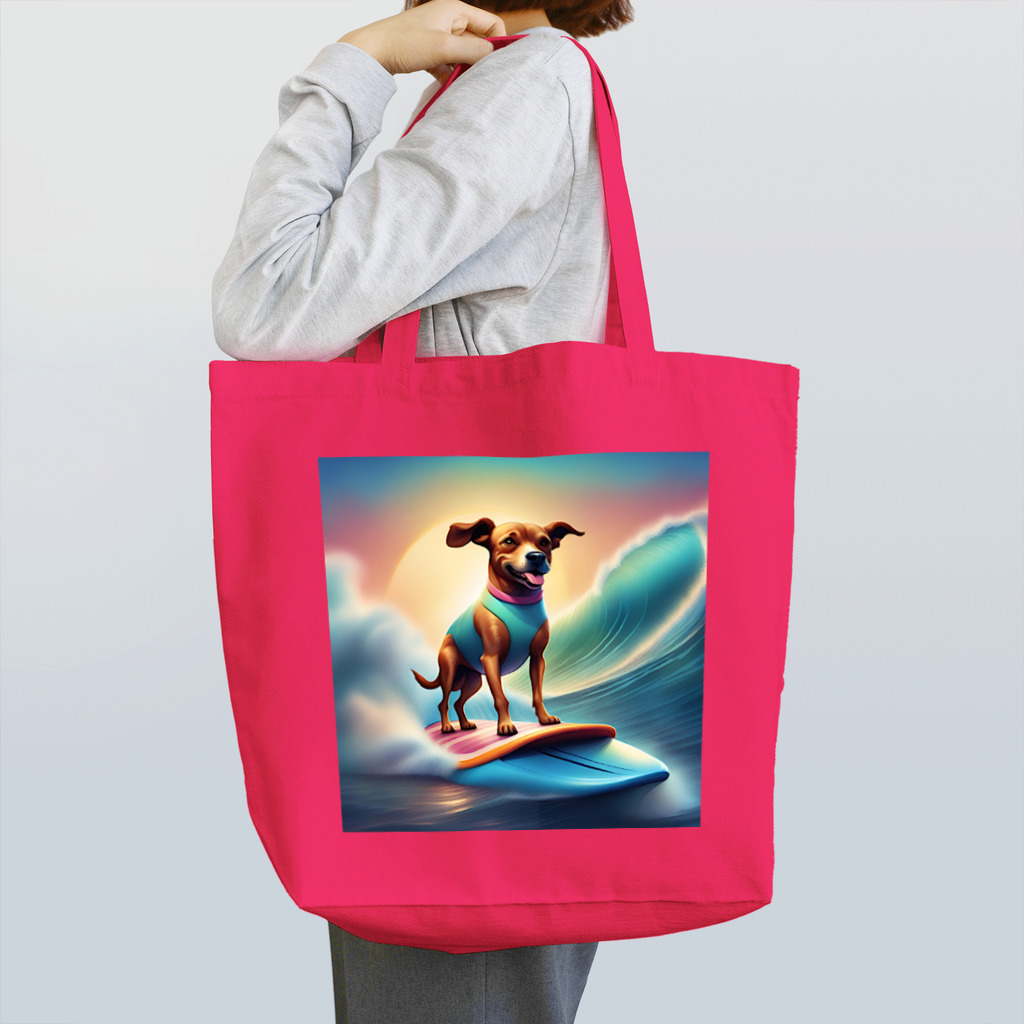 jimeryのサーフィンドッグ4 Tote Bag