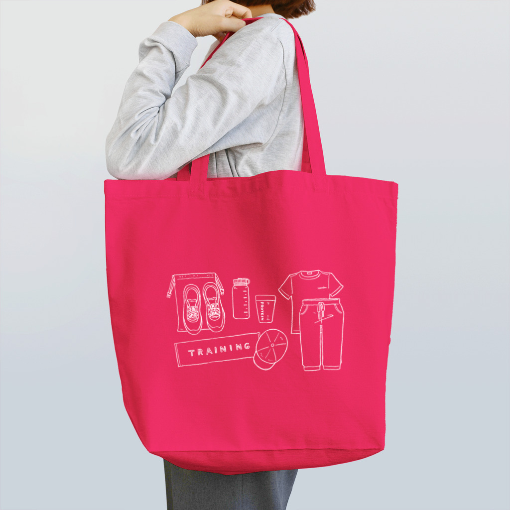 小川かりんの筋トレ行こ！（白） Tote Bag