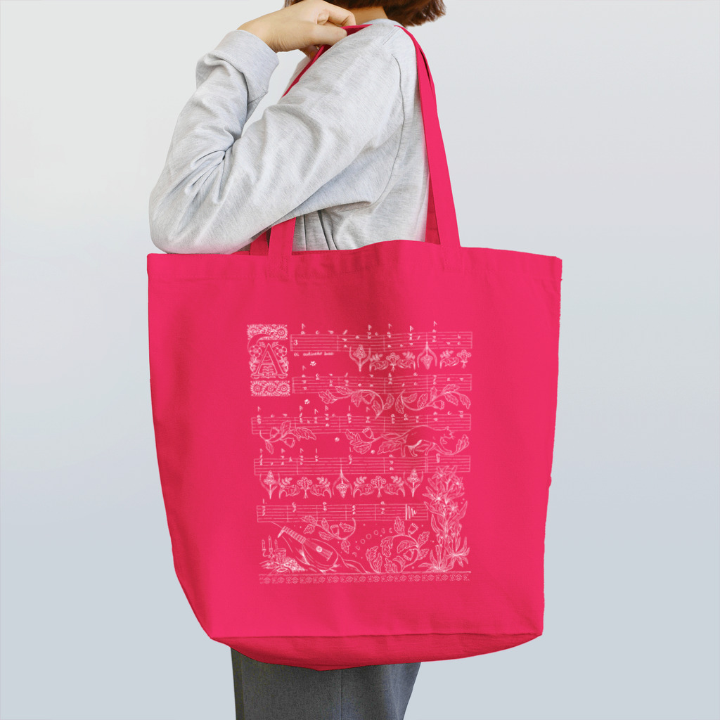 TUKINEKO Goods Shopの月猫のタブラチュア Tote Bag