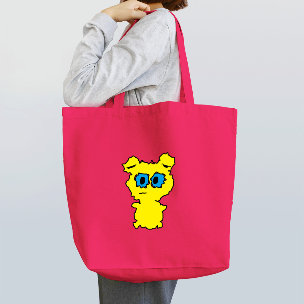 情報電波局のビビットなクマ君 Tote Bag