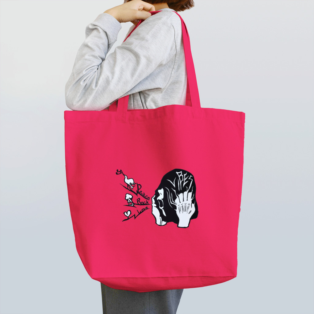 NEOJAPANESESTYLE                               のpeace ROCK love Tote Bag