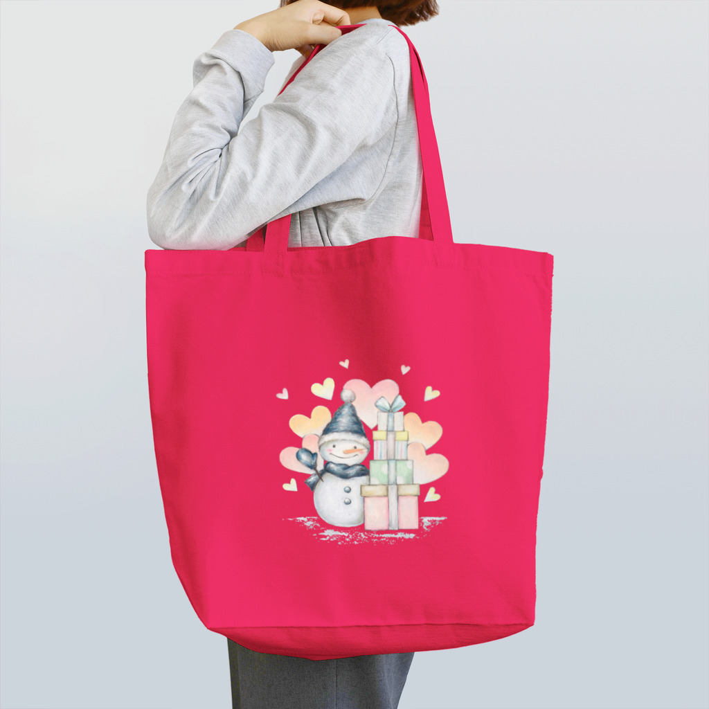 artboxのLOVE スノーマン Tote Bag