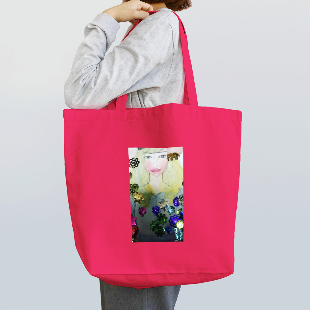 涼の居場所のキラキラ金髪少女時代 Tote Bag