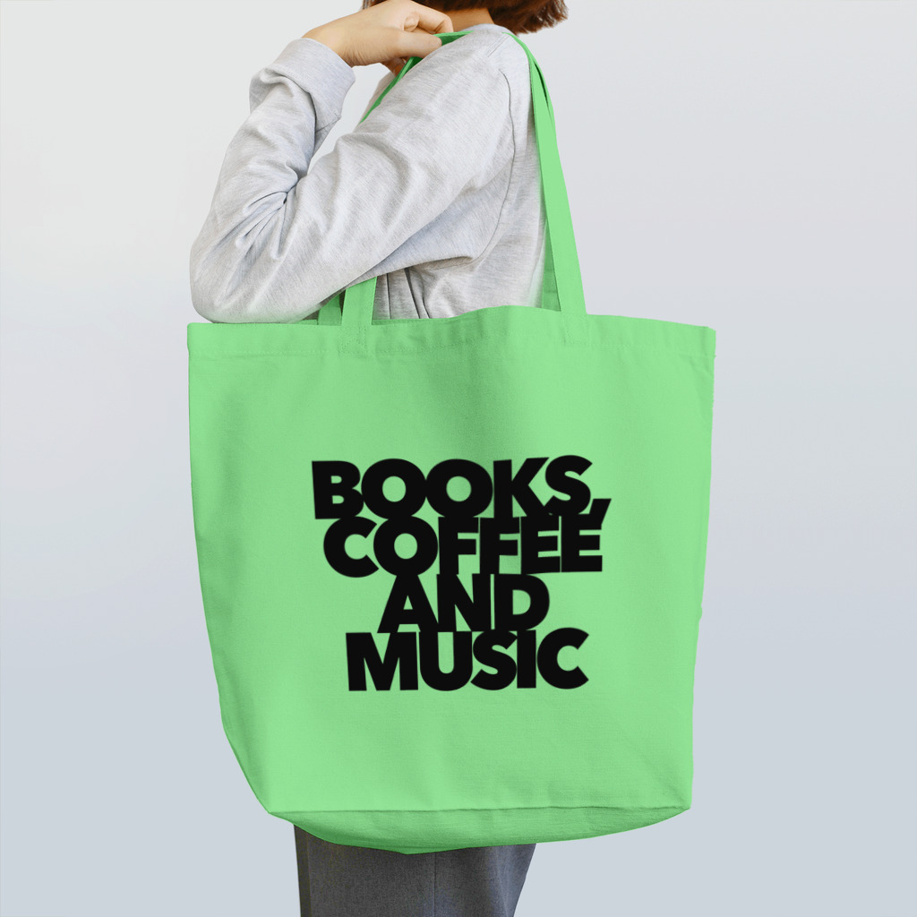 3pobiyoriのBOOKS,COFFEE AND MUSIC  Tote Bag
