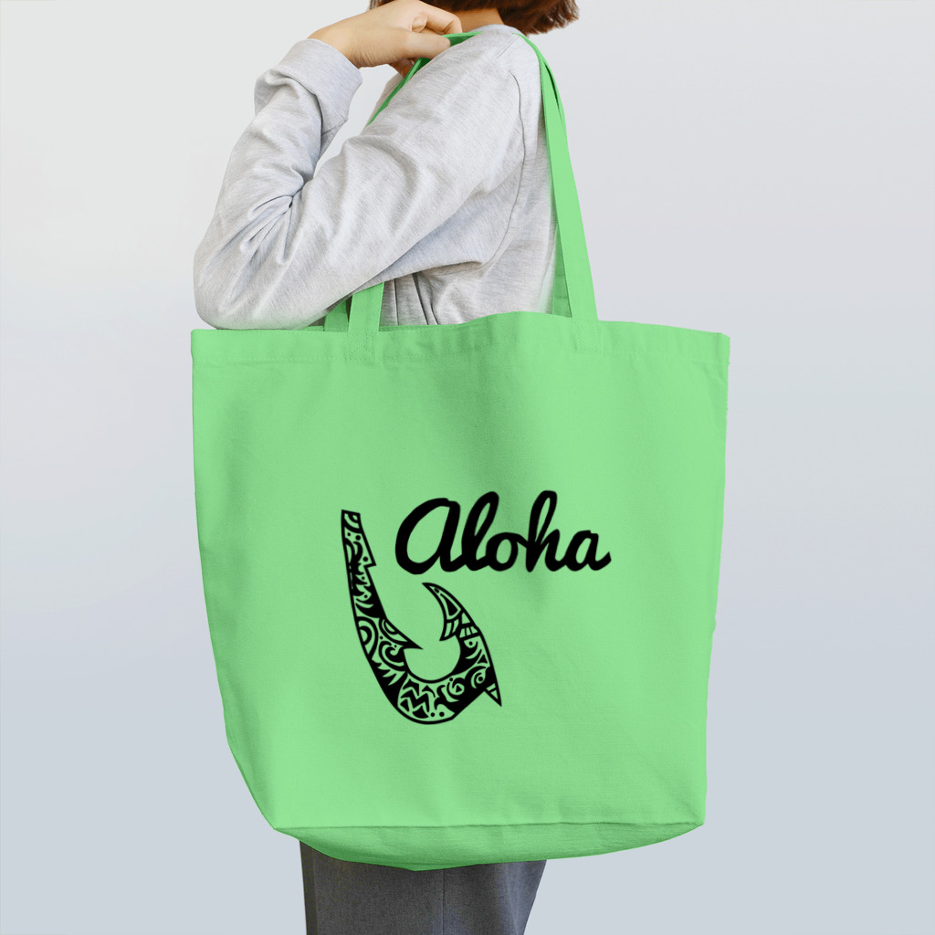 alohacanaのHawaiian Fish Hook Tote Bag