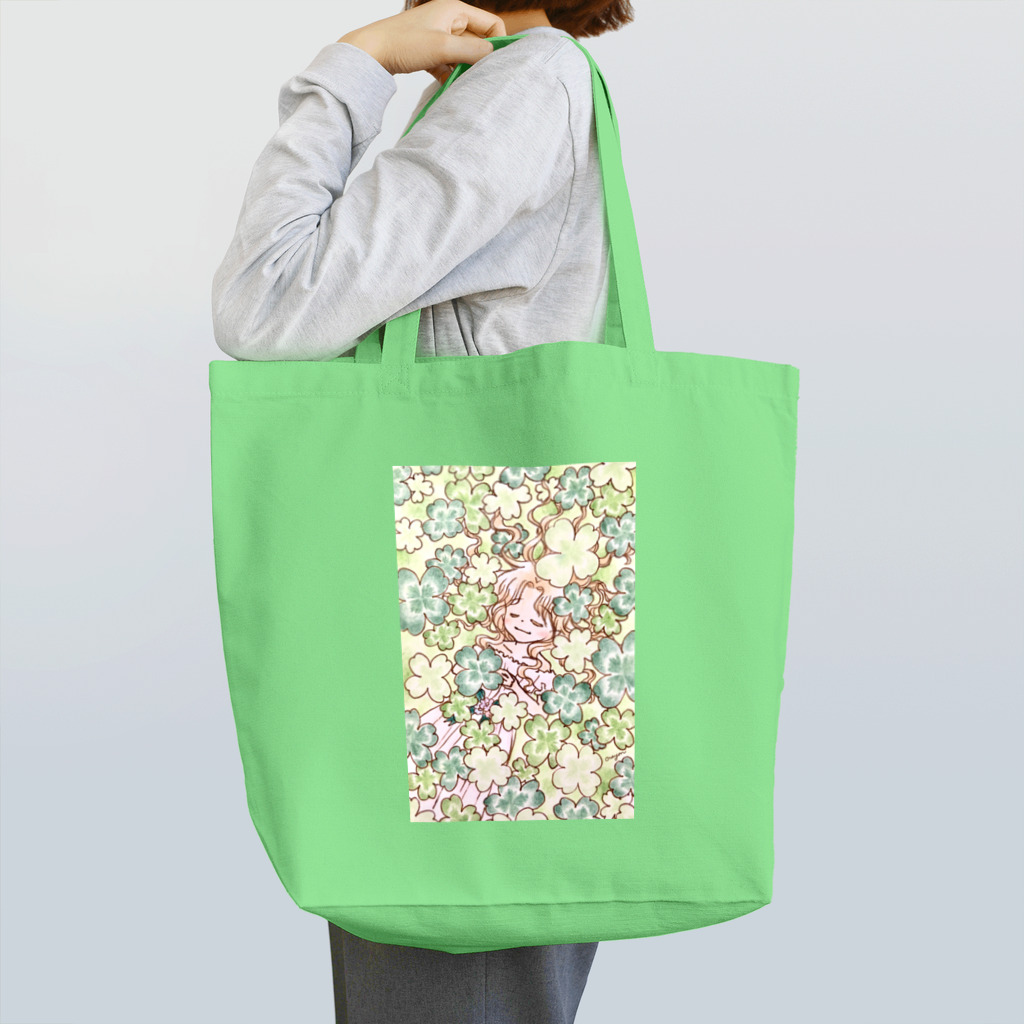 くれよんのらくがきのクローバーのお姫さま(気分) Tote Bag