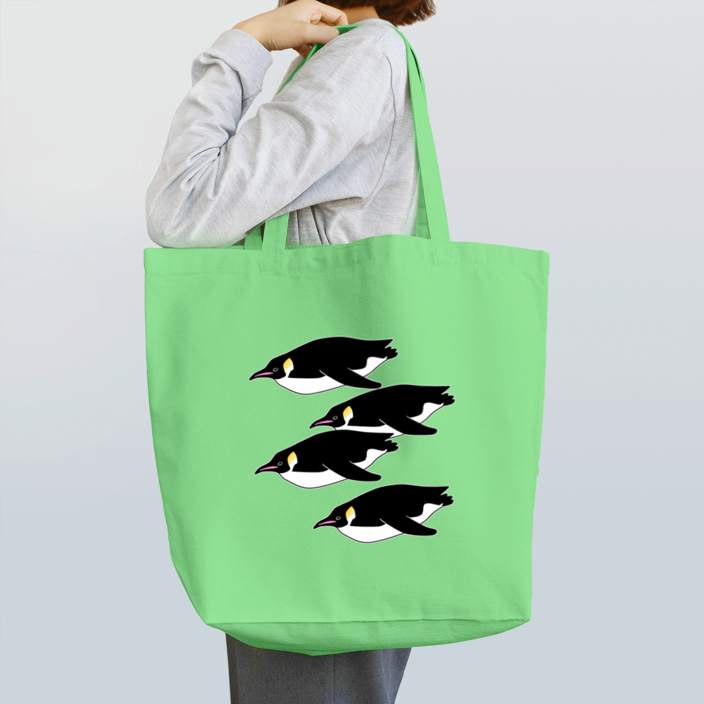 PGcafe-ペンギンカフェ-のスイミングペンギン Tote Bag