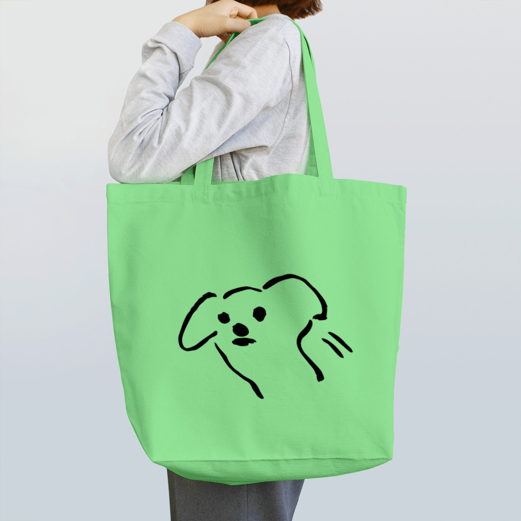 羊の監視員のうちの犬（飛び出）（トートバッグ） Tote Bag