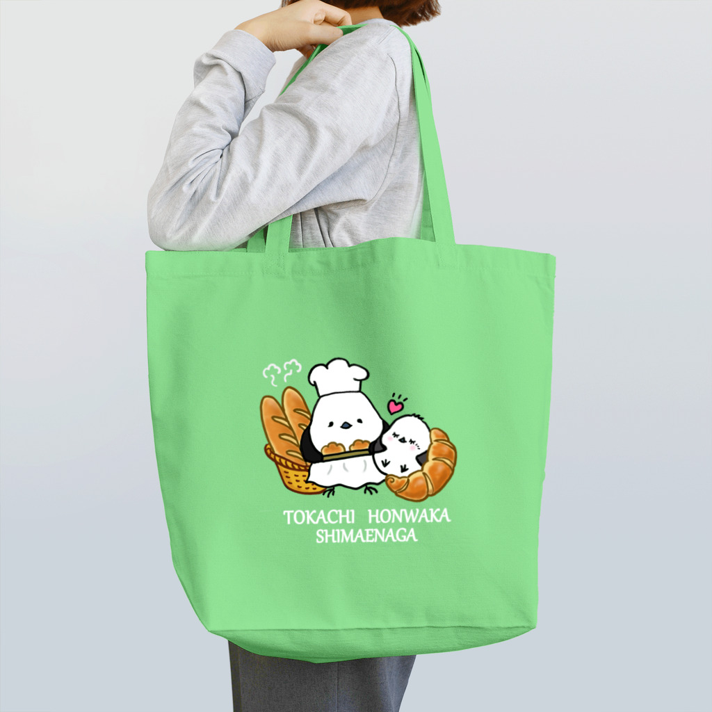 crystal-koaraの十勝ほんわかシマエナガ【 Bakery 】 Tote Bag