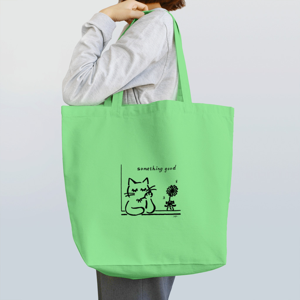 すぺ's shopのまつげを増量した猫 Tote Bag