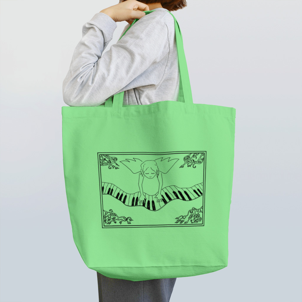 まさてる工房のてんしのぴあの Tote Bag