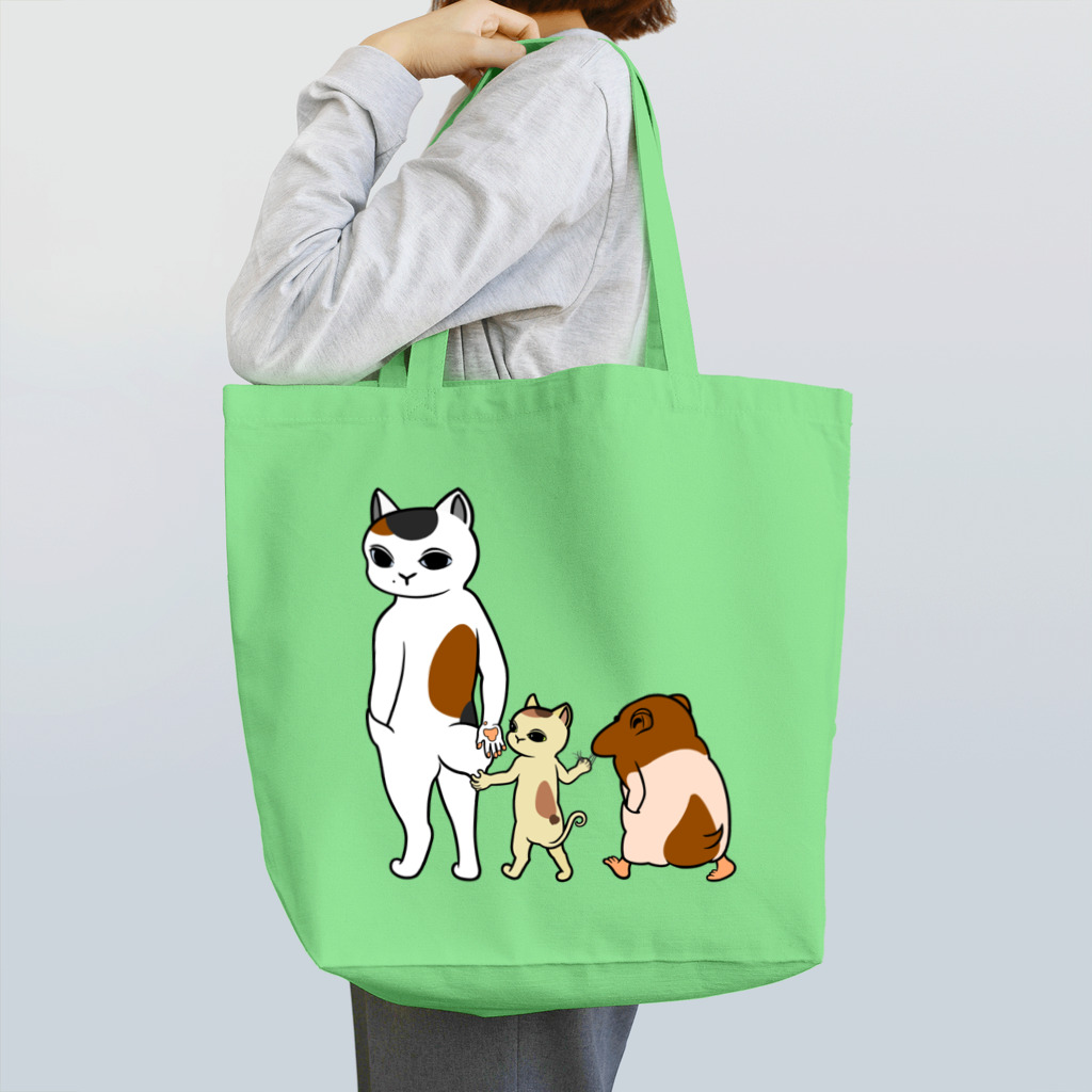 カレーゴハンナー  CURRYGOHANNERのお散歩(いたずらマルチタスク) Tote Bag