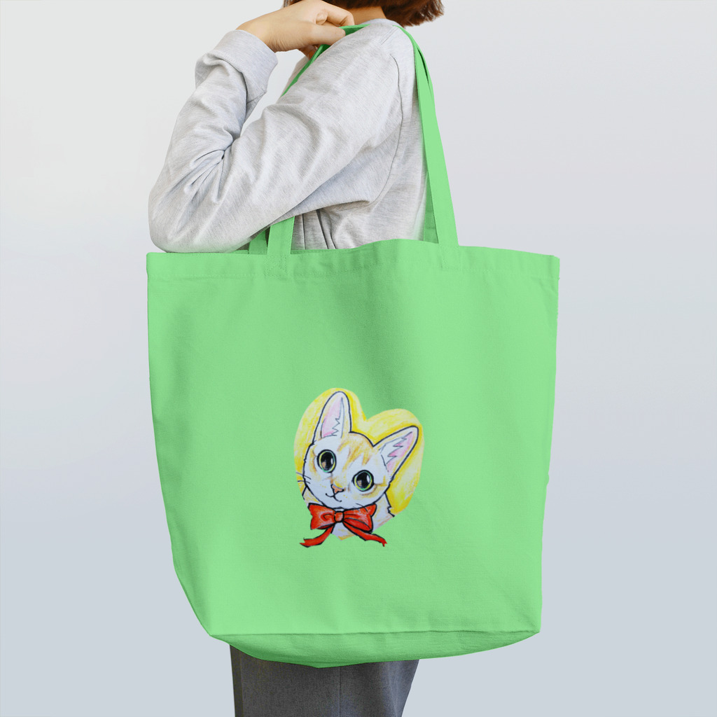 harupink🌸ペット似顔絵illustのイラストシンガプーラちゃん Tote Bag