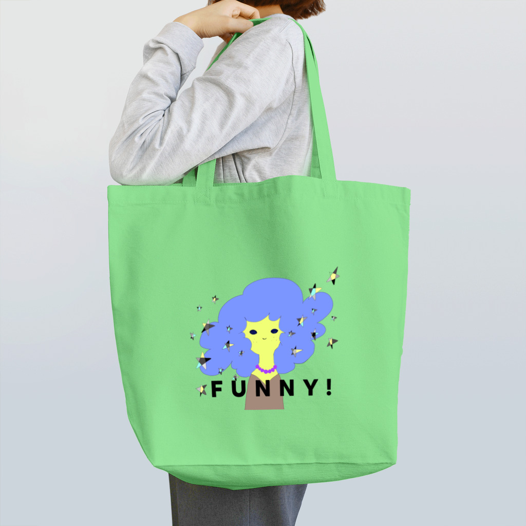 ほあわのほあわ◌ファニーな女の子のトートバッグ Tote Bag