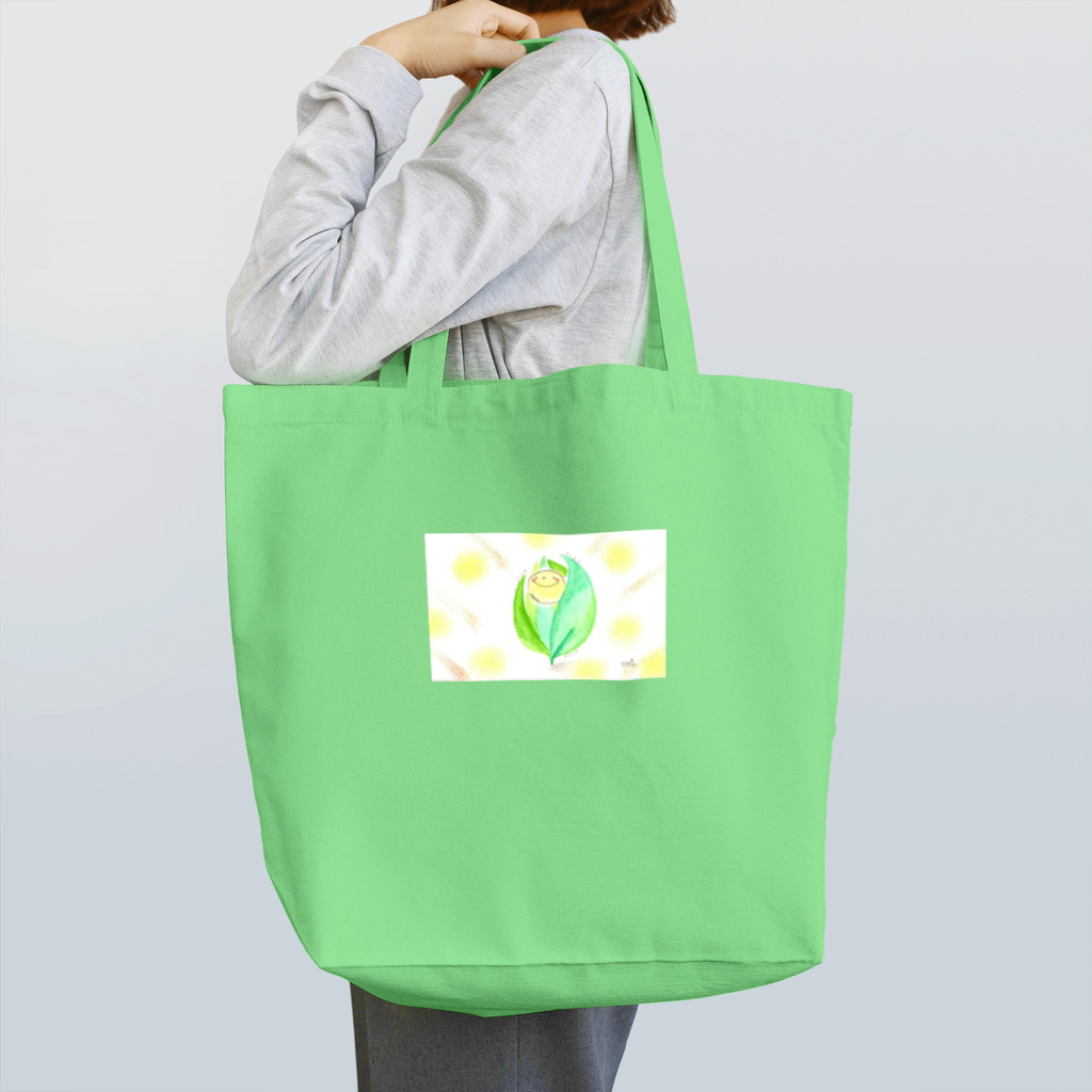 KanacoSproutのお店の産まれるよお豆ちゃん Tote Bag