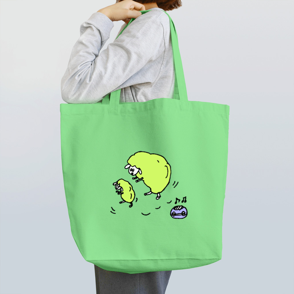 sususuttoのdancing sheep Tote Bag