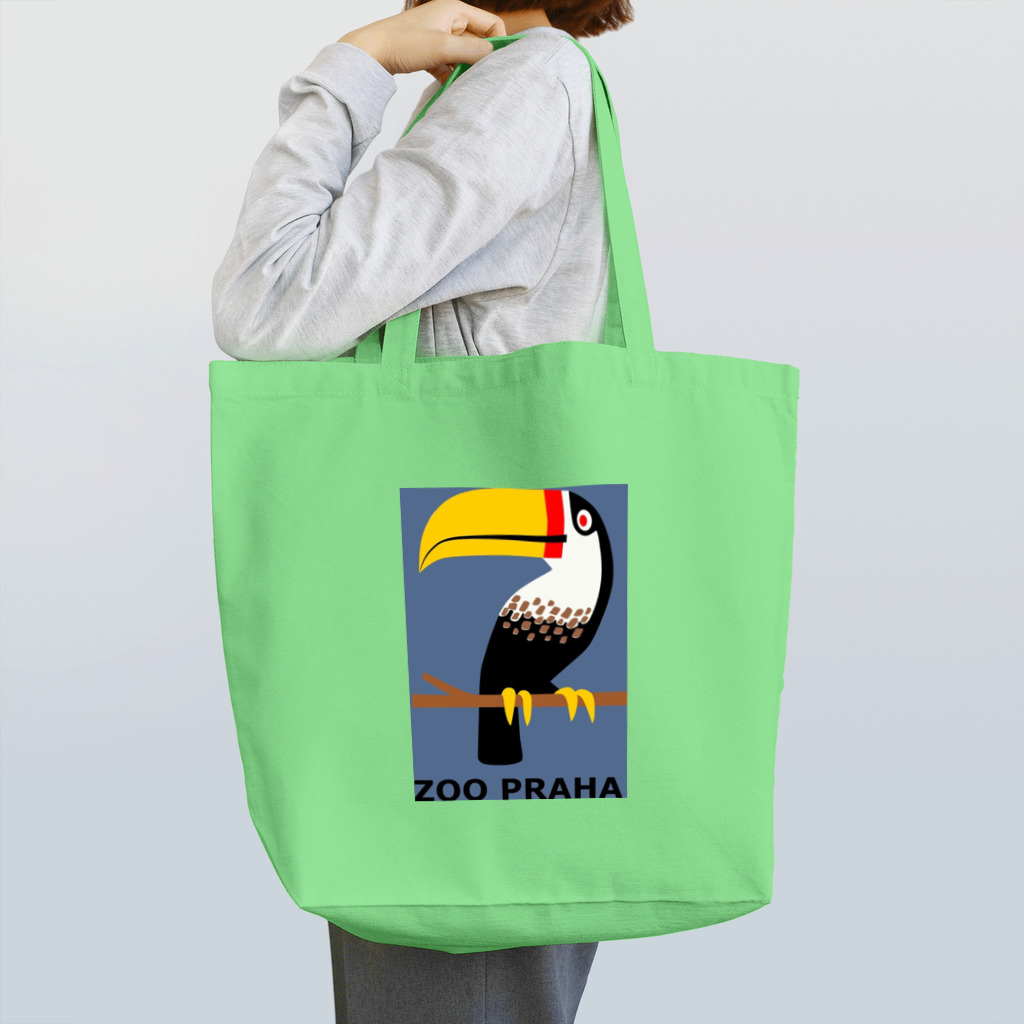 YS VINTAGE WORKSのチェコ　プラハ動物園　オニオオハシ Tote Bag