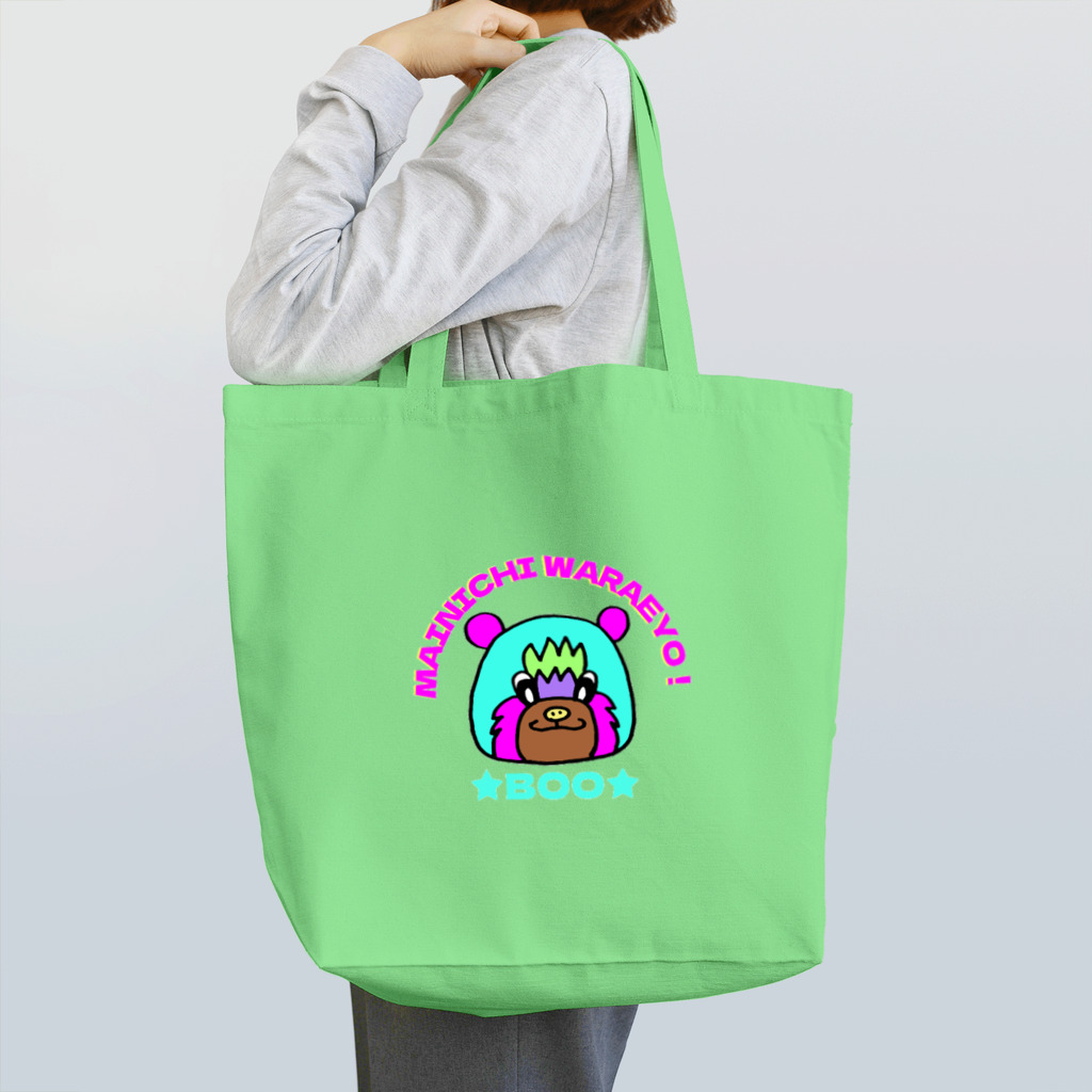 MY★BUDDYのMY BUDDY 公式キャラクター ★BOO★ Tote Bag