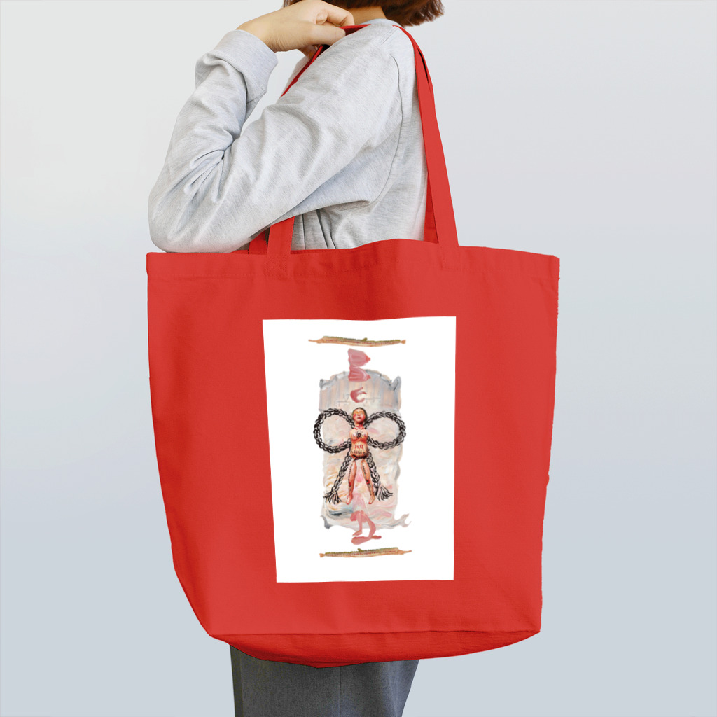 Chelsea Chiyocoのsleeping girl Tote Bag