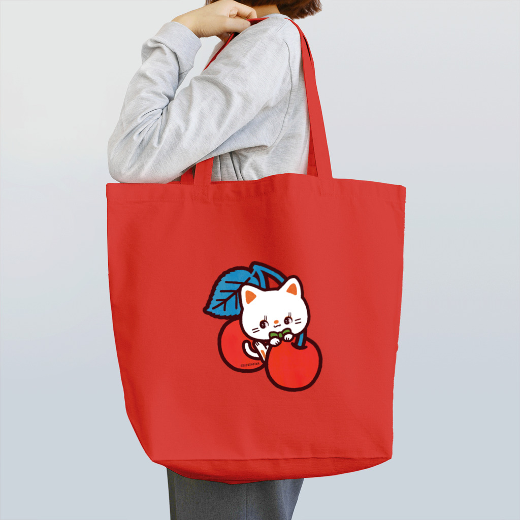 白鳥座-shiratoriza-のフルーツアニマル ねこちゃん Tote Bag