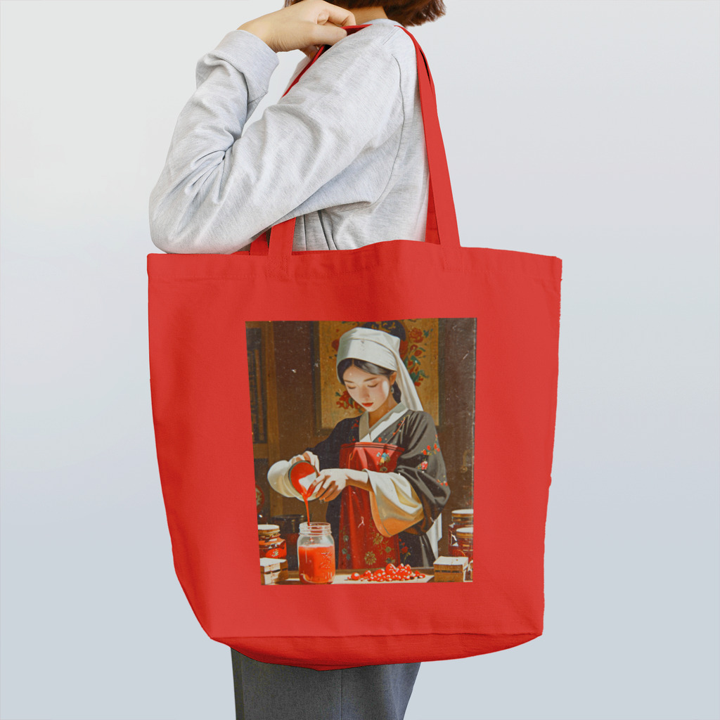 中華呪術堂（チャイナマジックホール）の辣油を注ぐ女 Tote Bag