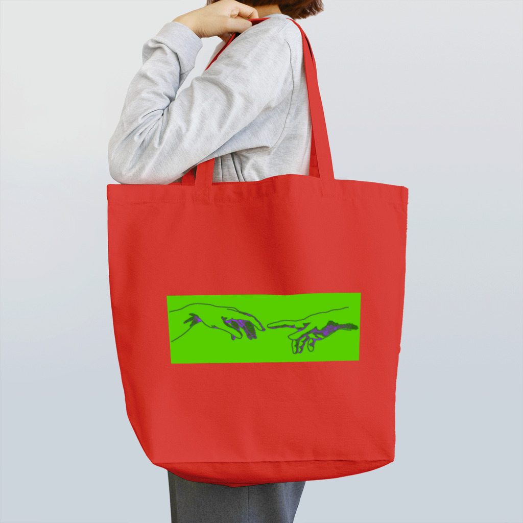 QB🦖の宇宙への飛行_gr Tote Bag