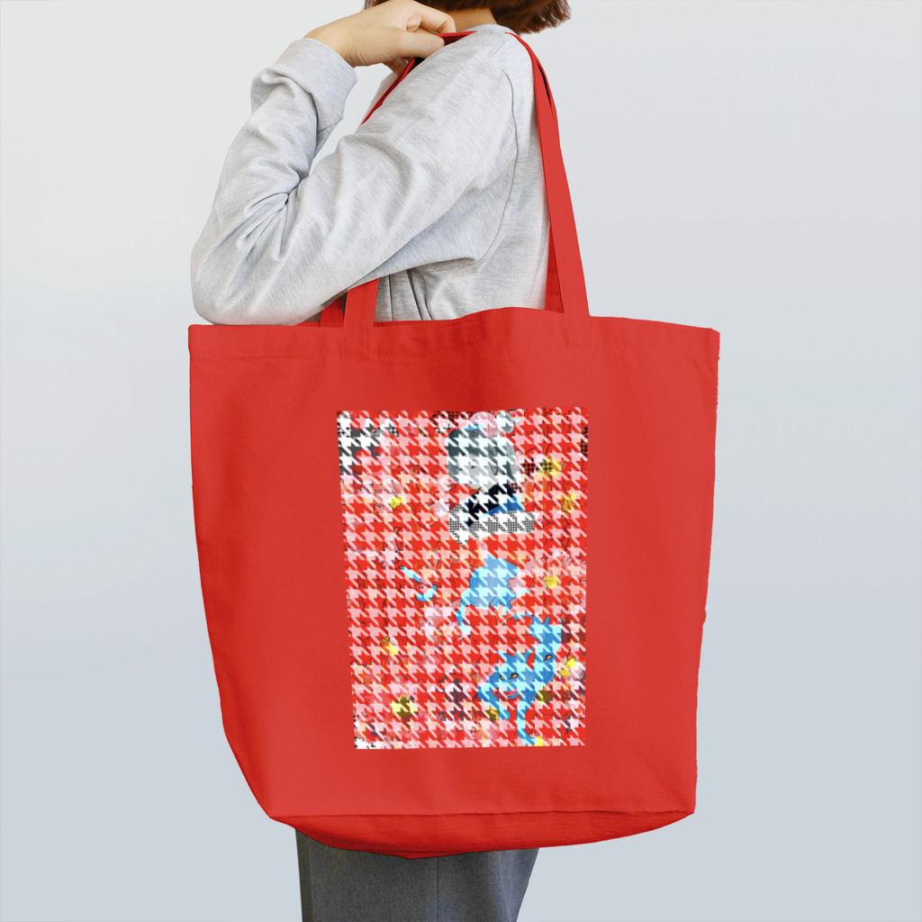 CAUCのGeisha(Original hound'stooth) Tote Bag